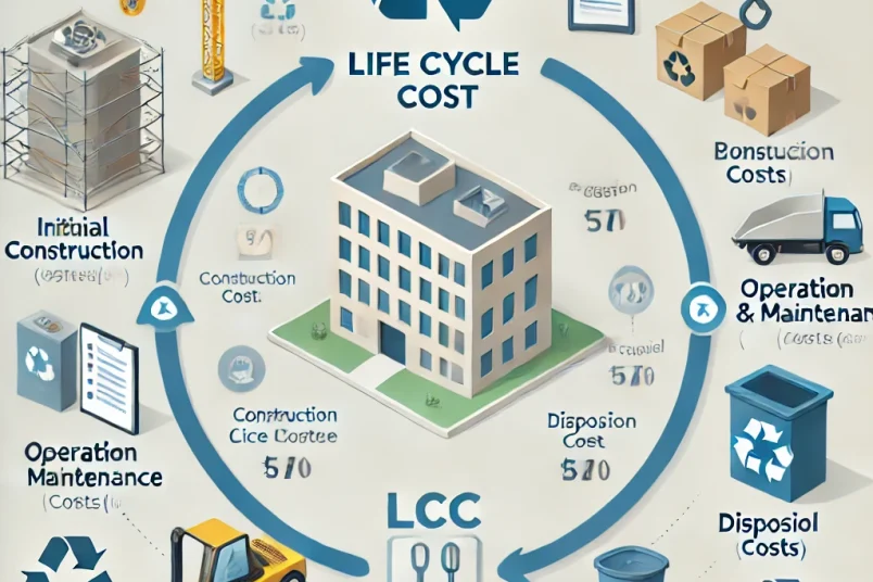 LCC(ライフサイクルコスト)の低減イメージ